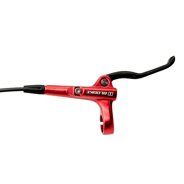 Гідравлічні гальма BLOOKE BL-M620 червоні (L-80mm 160/140)(L140mm 180/160) фото westvelo.com
