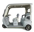 Трицикл з дашком Corso «TWIST» WS-206225, двигун 1500W, акумулятор 72V 30Ah літій-залізо-фосфатний, сірий, колеса 10" фото westvelo.com