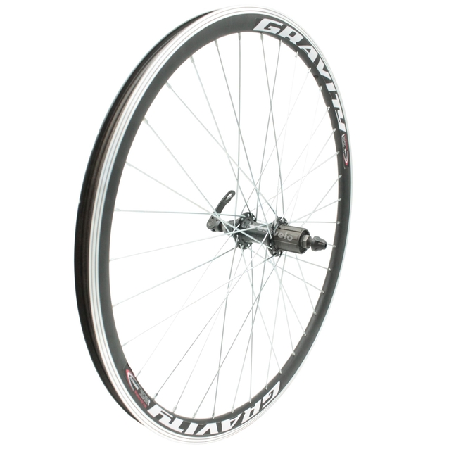 Колесо 26 зад, обід 2-ний чорний, втулка Joy Tech, касета 7S, ексцентрик (Gravity) фото westvelo.com