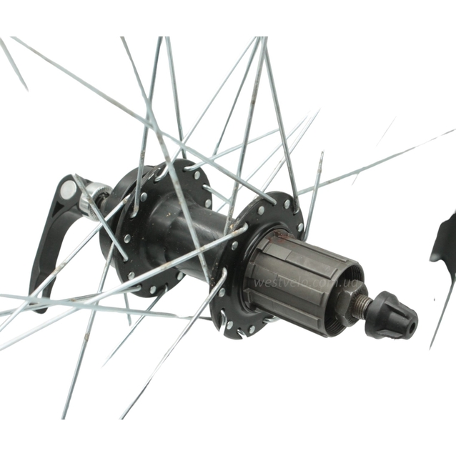 Колесо 27,5 зад, обід 2-ний чорний, втулка. ASSES на касету 8/9, диск 6 бол, ексцентрик фото westvelo.com