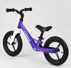 Велобіг 12 Corso надувні колеса, магнієва рама «ENERGY» 22709 фіолетовий