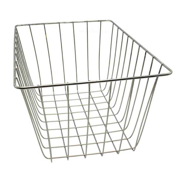 Кошик металевий на багажник Харків оцинкований (460х310х230) фото westvelo.com