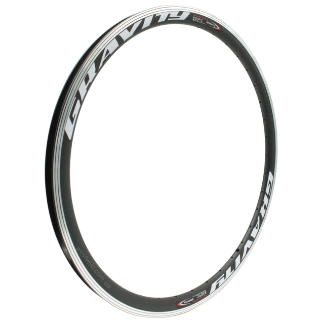 Обід 24 подвійний чорний круглий GRAVITY (14Gx36H) фото westvelo.com