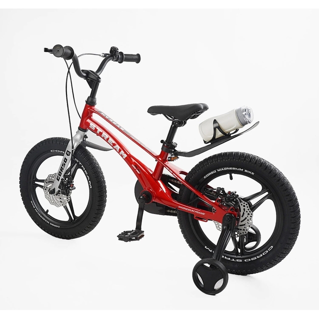 Дитячий велосипед 16 MG Corso «STREAM» SM-46533, магнієва рама, червоний фото westvelo.com