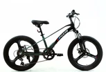 Велосипед 20 MG Corso «FOX 15» FX-64197 магній 11", (к-т SHIMANO) чорно-зелений фото westvelo.com