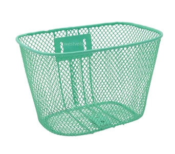 Кошик дитячий метал сіточка, з кронштейном, зелений