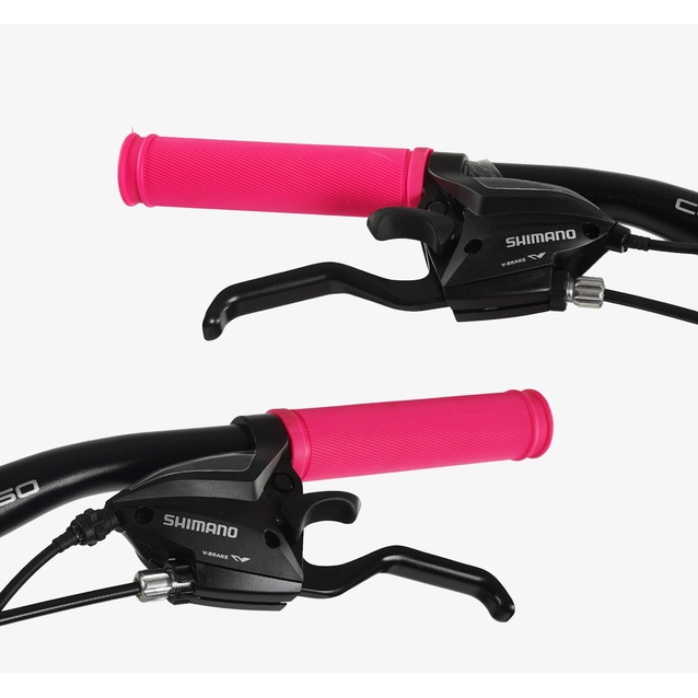 Велосипед 26 AL Corso «NEXT» NX-26922 алюміній 13", (к-т SHIMANO) чорно-рожевий фото westvelo.com