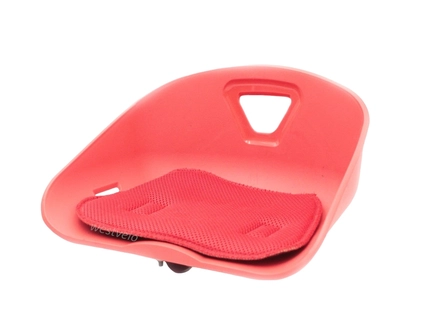 Крісло дитяче, пластик, на пряму раму, плоске, червоне