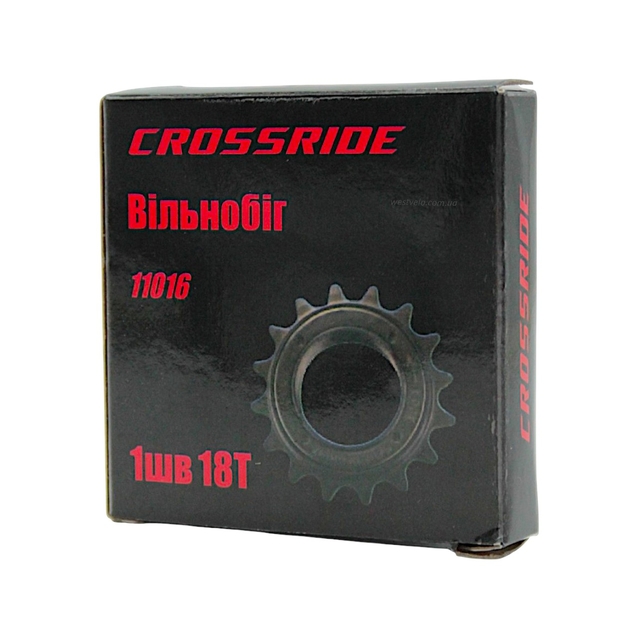 Зірка задня freewheel різьбова 18 зубів, CROSSRIDE  CR-FW18 фото westvelo.com