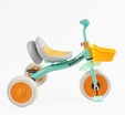 Дитячий велосипед 3-х колісний EVA (піна) Best Trike колеса 10-8, BS-49151 бірюзовий, сталева рама, УКР.ОЗВУЧУВАННЯ, світло, кошик фото westvelo.com