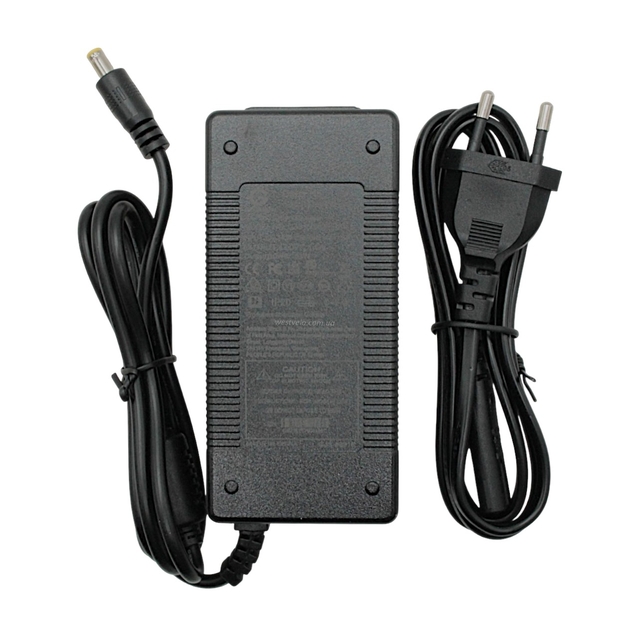 Зарядний пристрій (42V 1.5Ah) SLS-4202/HLT-180, тонкий вихід, для Li-ion акумуляторів, для електросамоката фото westvelo.com