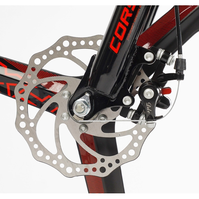 Велосипед 20 MG Corso «FXX» MG-20156 магній 11", (к-т SHIMANO) чорно-червоний фото westvelo.com