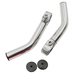 Роги руля алюміній нікель L-140мм.