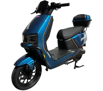 Електроскутер Corso «GRANDE» GR-604047, двигун 2000W, акумулятор  72V 35Ah графеновий, синій, колеса 12" + 1 ящик. акум