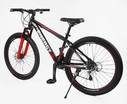 Велосипед 26 ST Corso «ENERGY» EN-26302 сталь 15", (к-т SHIMANO) чорно-червоний