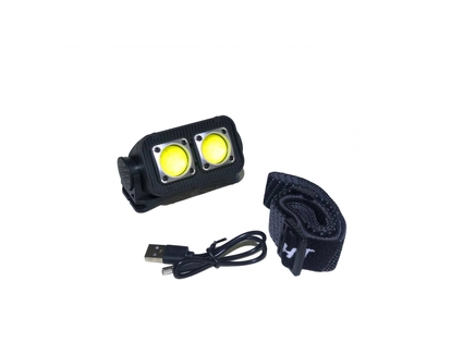 Ліхтар налобний (TYPE-C), K-372 COB LED, з червоним світлом, 2 лінзи