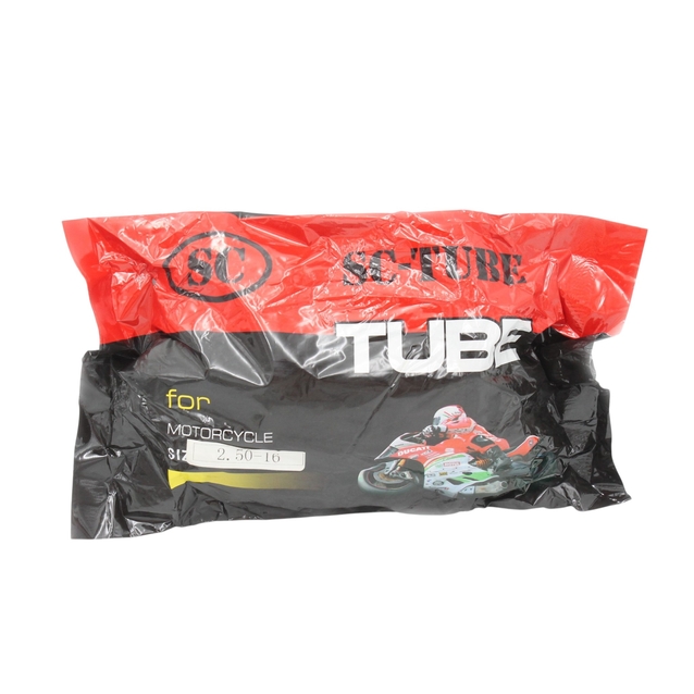 Камера "16" 2.50-16 SC-TUBE, прямий ніпель фото westvelo.com