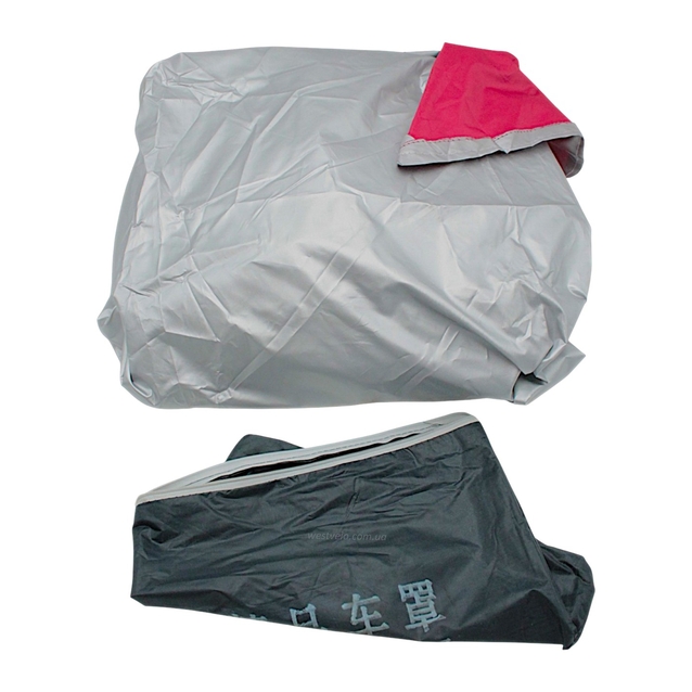 Чохол дощовик на скутер, сірий XXL фото westvelo.com