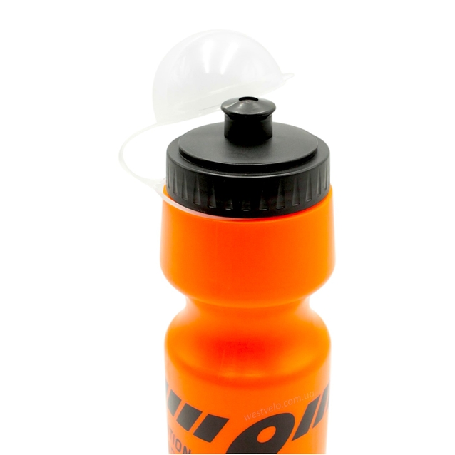 Фляга 750ml харч.пластик, помаранчева фото westvelo.com