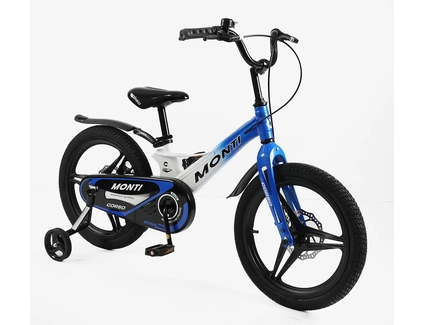 Дитячий велосипед 18 MG Corso «MONTI» MT-18293, магнієва рама, біло-синій