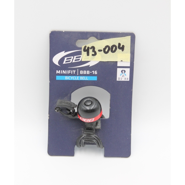 Дзвінок "Пінь-Пінь" ВВВ-16 "MiniFit" чорно-червоний фото westvelo.com