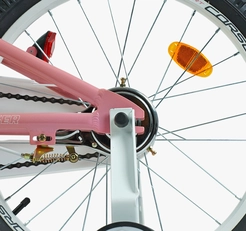 Дитячий велосипед 20 AL Corso «TAYGER» TG-45933 АЛЮМІНІЄВА рама пудрово-білий, ручне гальмо, дод. колеса, дзвоник, бутилочка