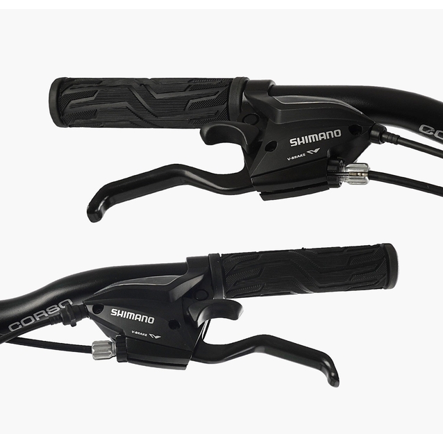 Велосипед 26 AL Corso «PULSAR» PL-26031 алюміній 13", (к-т SHIMANO) сіро-салатовий фото westvelo.com