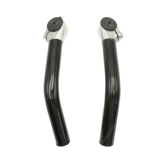 Роги руля алюміній чорні фото westvelo.com