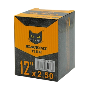 Камера 12 кривий ніпель (2.50) BLACK CAT (CR202) для електровелосипеда E-bike