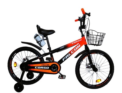 Дитячий велосипед 20 ST Corso «FALCON» FC-20733 дискові гальма, чорно-червоний