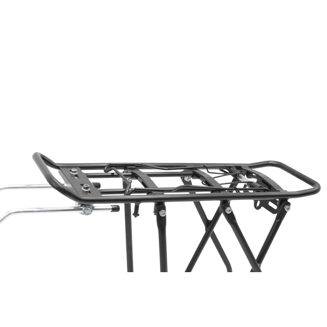 Багажник 26 алюмінієвий посилений з трьох труб, чорний фото westvelo.com