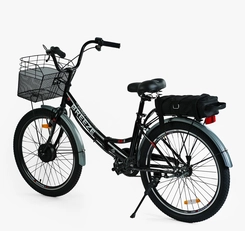 Електровелосипед 24 ST Corso «BREEZE ELECTRIC BIKE» BR-24502 сталь складний, чорний