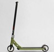 Самокат трюковий Best Scooter «FREESTYLE» N-56307 чорно-оливковий, HIC-система, пеги, AL диск та дека, колеса PU Ø120mm, ширина керма - 58 см фото westvelo.com