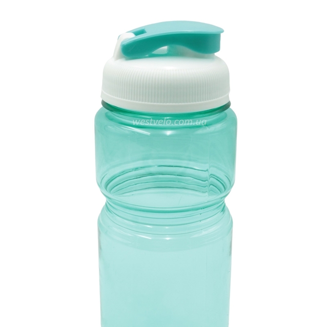 Фляга 650 ml харч.пластик, бірюзова фото westvelo.com