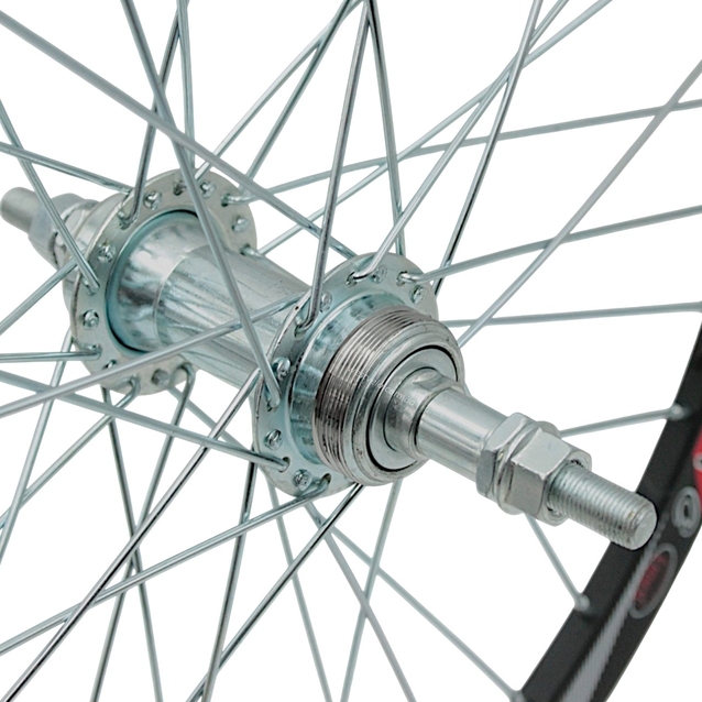 Колесо 20 зад, обід 2-ний чорний, втулка ST. на віночках (Хачмас) фото westvelo.com
