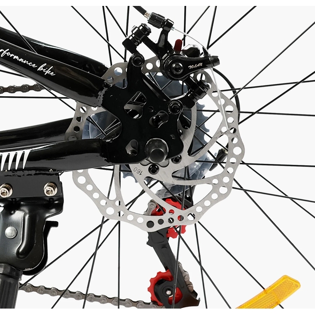 Велосипед 24 ST Corso «GENESIS» G-24682 сталь 11", (к-т SunRun) чорно-жовтий фото westvelo.com