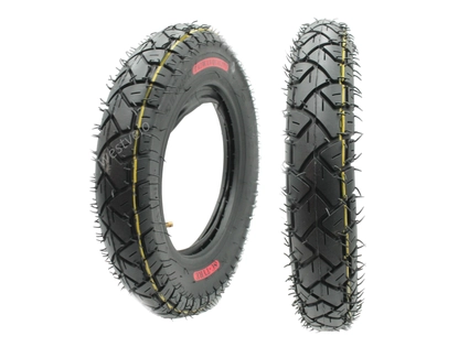 Покришка "10" 3.00-10 PERFECT (PF-124) + камера, напів-шип TT