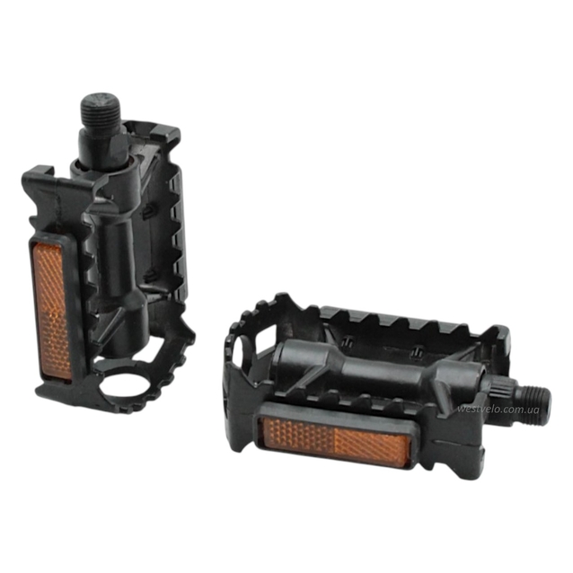 Педалі алюміній №07 чорні фото westvelo.com