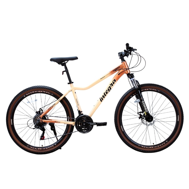 Велосипед 27.5 AL Corso «INTEGRA» NG-27803 алюміній 17", (к-т SHIMANO) бежево-помаранчевий фото westvelo.com