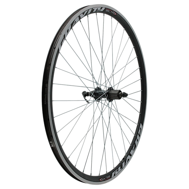 Колесо 28-29 зад, обід 2-ний чорний, втулка AL. Joy Tech, касета 7S, ексцентрик фото westvelo.com