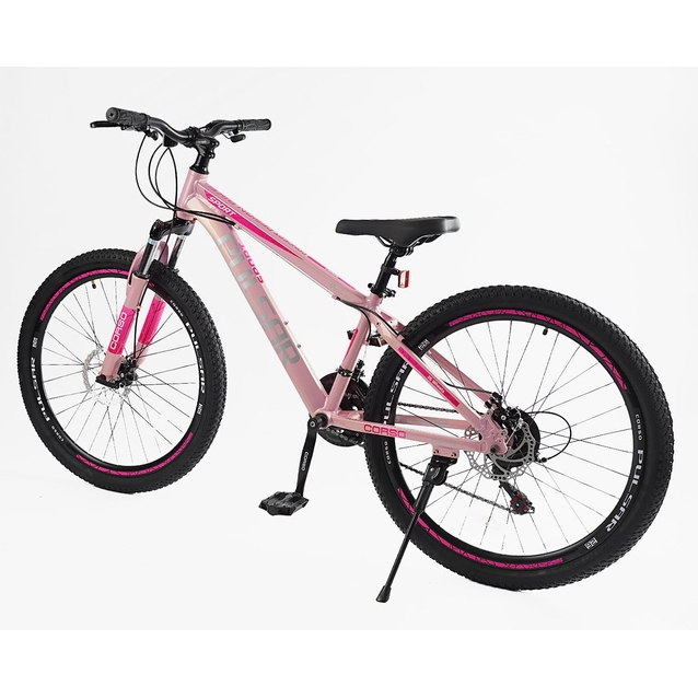 Велосипед 26 AL Corso «PULSAR» PL-26509 алюміній 13", (к-т SHIMANO) рожевий фото westvelo.com
