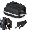Сумка на багажник двох-стороння чорна фото westvelo.com