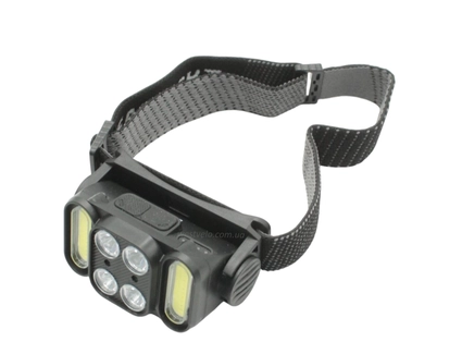 Ліхтар налобний на usb зарядку, К-362, Type-C. + червоне світло. Вбудований сенсор руху