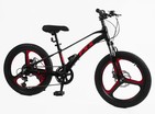 Велосипед 20 MG Corso «FXX» MG-20156 магній 11", (к-т SHIMANO) чорно-червоний фото westvelo.com