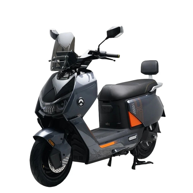Електроскутер Garow «L2026» W-6207, двигун 2999W, акумулятор 72V 48Ah літій-залізо-фосфатний, графітовий, колеса 12" фото westvelo.com