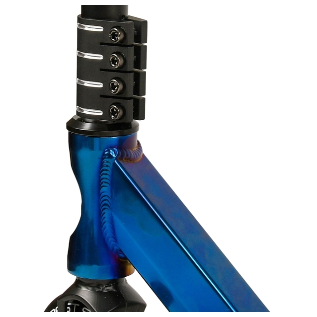 Самокат трюковий Best Scooter «KRAKEN» KR-71078 синій, HIC-система, пеги, AL диск та дека, колеса PU Ø110mm, ширина керма - 58 см фото westvelo.com