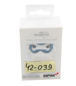 Мигалка на батарейках INFINI I-203W синій "Wukong" 2 діода, 2 режима