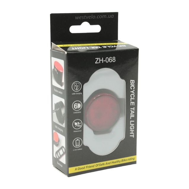 Мигалка usb зад. ZH-068 суцільне кільце фото westvelo.com