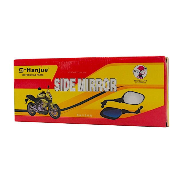 Дзеркало заднього виду HANJUE (M10 R+R) гумова ніжка фото westvelo.com