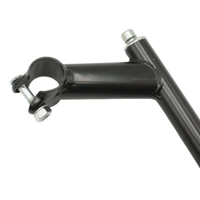 Винос руля мтв сталевий Ø22.2мм. L-200мм. чорний фото westvelo.com